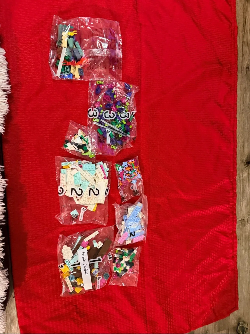 Lot of new Legos in bags
